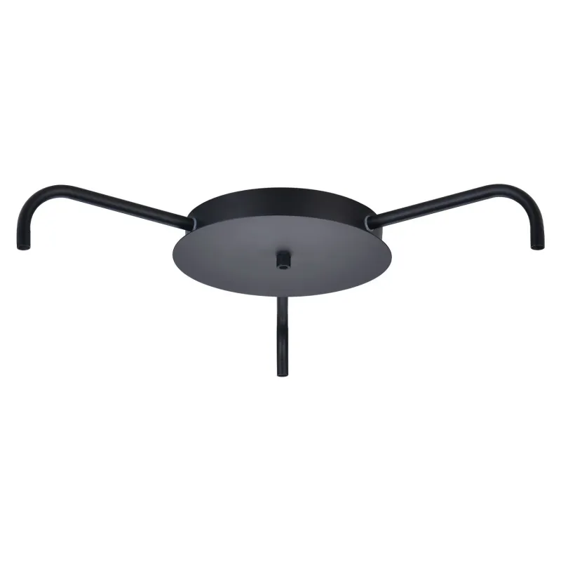 Patère 4 lampes noir
