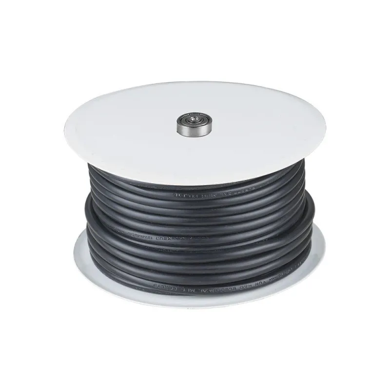 CABLE-ROLL Soft Silicone noir 25M