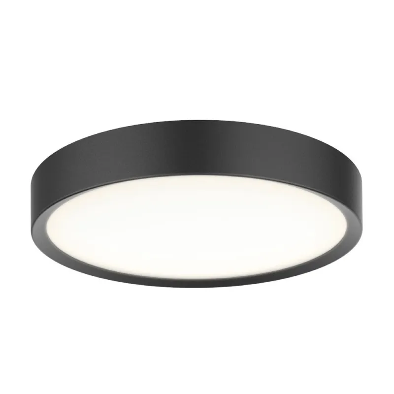 LED Plafonnier Universal 3 step diam.33 18W IP44, Sort