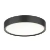 LED Plafonnier Universal 3 step diam.33 18W IP44, Sort