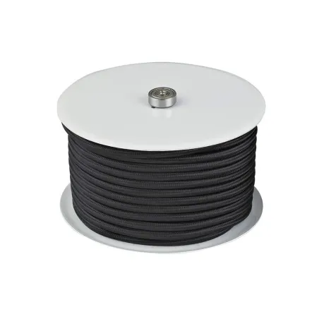 CABLE-ROLL Textile noir 25M