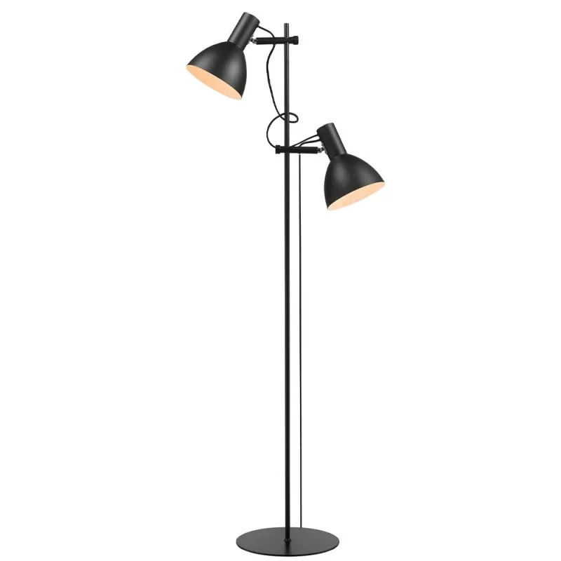 BALTIMORE lampadaire 2L noir