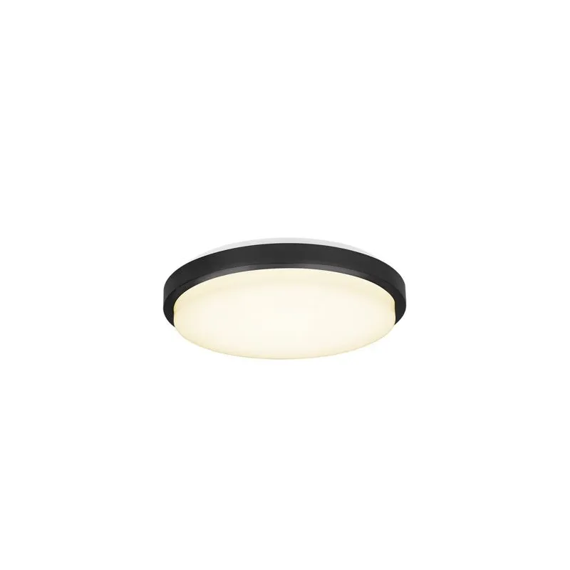 UPSCALE LED  Plafonnier diam.22 12W noir