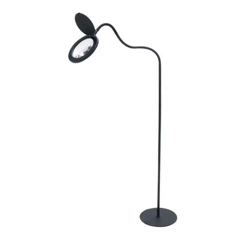 MAGNI lampadaire noir grossissant x3 dioptrie