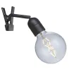 ELEGANCE lampe avec pince E27  noir