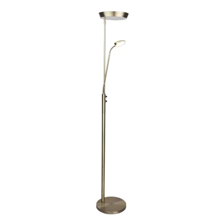 Vegas Combi lampadaire avec Dimmer laiton antique