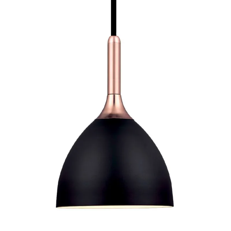 BELLEVUE suspension diam.24 noir/cuivre