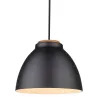 NIVA  suspension diam.24 E27,  noir / bois