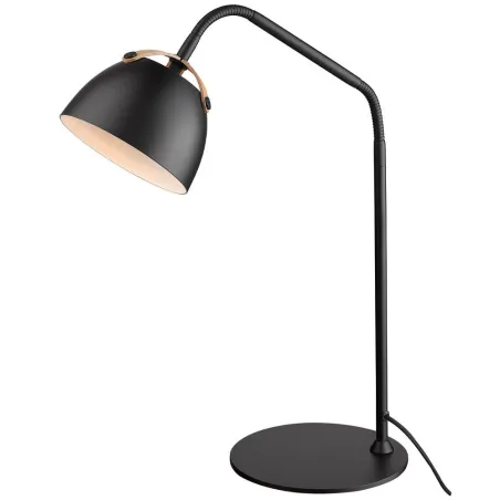 OSLO lampe à poser diam.16 noir-chene