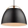 OSLO suspension diam.40 noir-chene