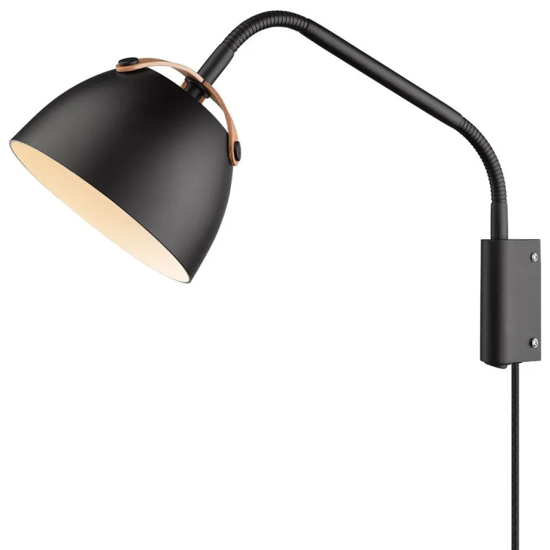 OSLO applique diam.16 noir-chene
