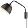 OSLO applique diam.16 noir-chene
