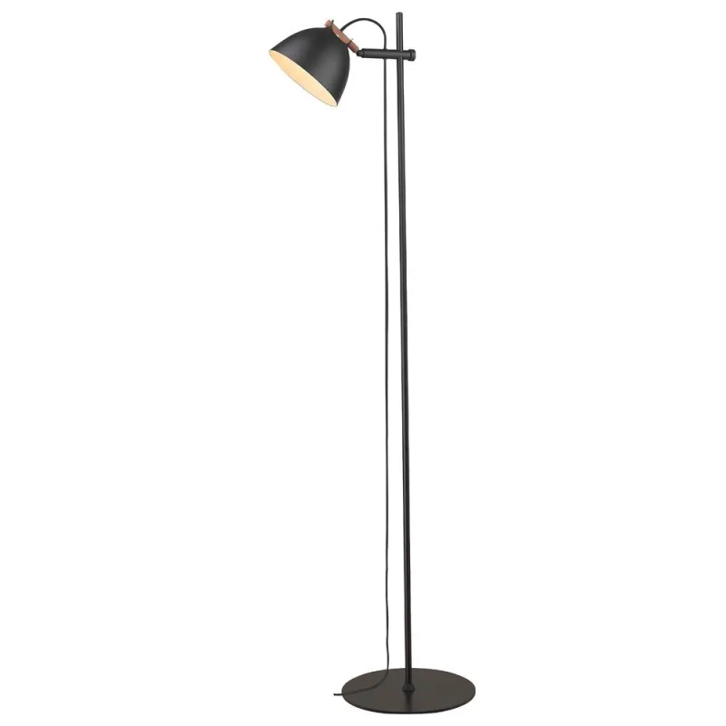 ARHUS lampadaire 1L  diam.18 G9,  noir / bois