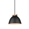 ARHUS suspension diam.18cm G9,  noir / bois
