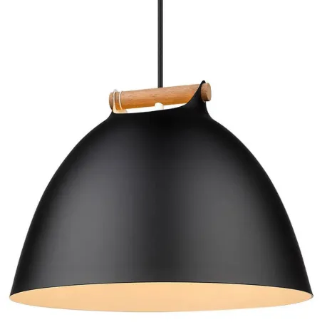 ARHUS suspension diam.40cm E27,  noir / bois
