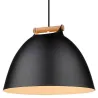 ARHUS suspension diam.40cm E27,  noir / bois