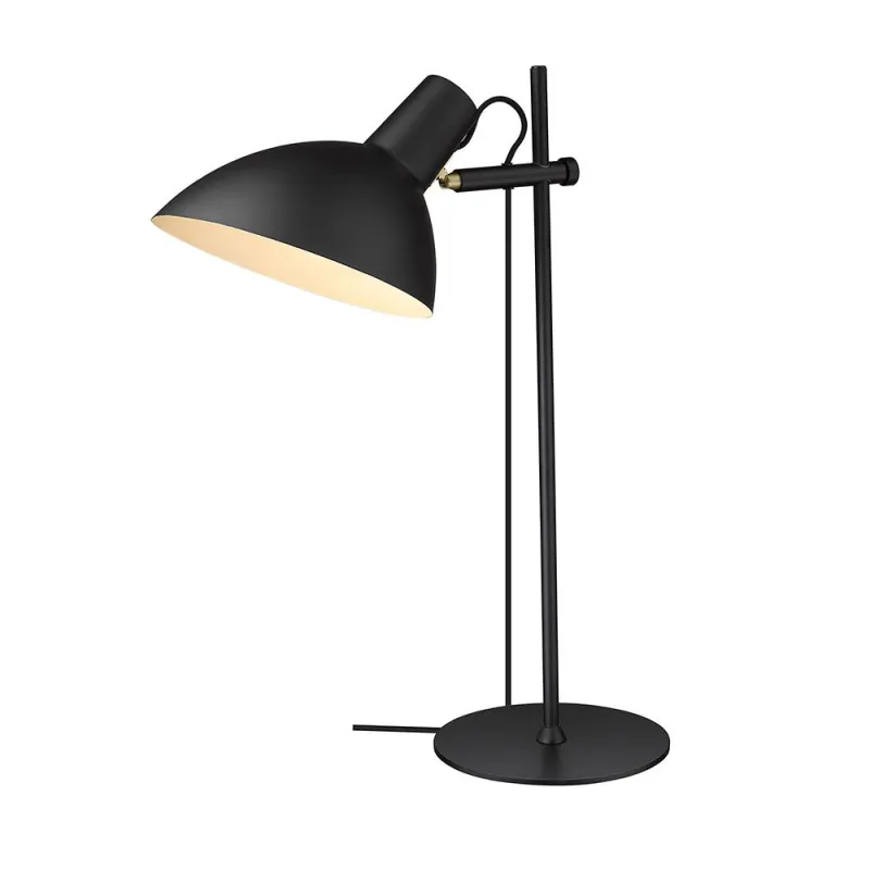 Metropole Bord, lampe de bureau noir 1XE27