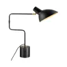 Metropole Deluxe lampe de table E27 base marbre avec bras pivotant