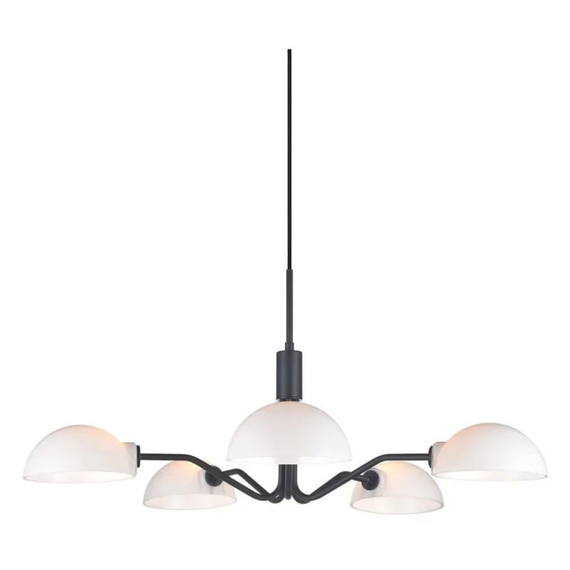 Kjdiam.benhavn lustre, noir 5 X G9