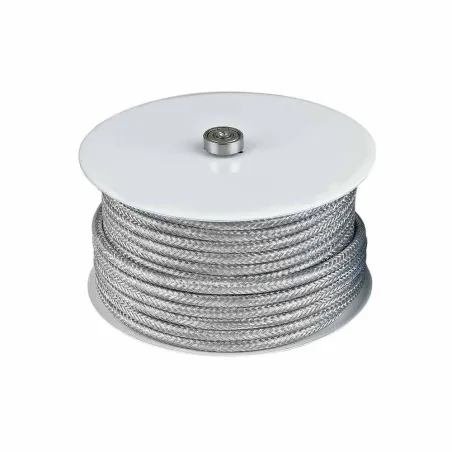 CABLE-ROLL Textile Silver 25M
