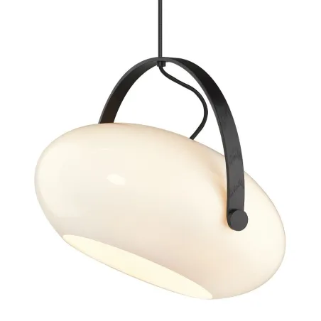D.C  suspension diam.40 E27 Opal w. chene-noir