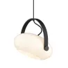 D.C suspension diam.26 E27, Opal m. chene-noir
