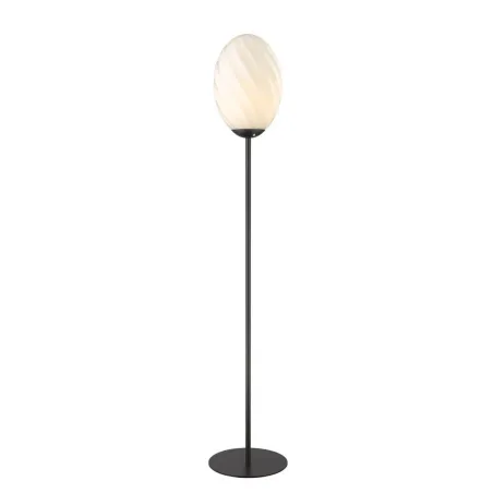 Twist Oval lampadaire Opal 1 X G9 noir