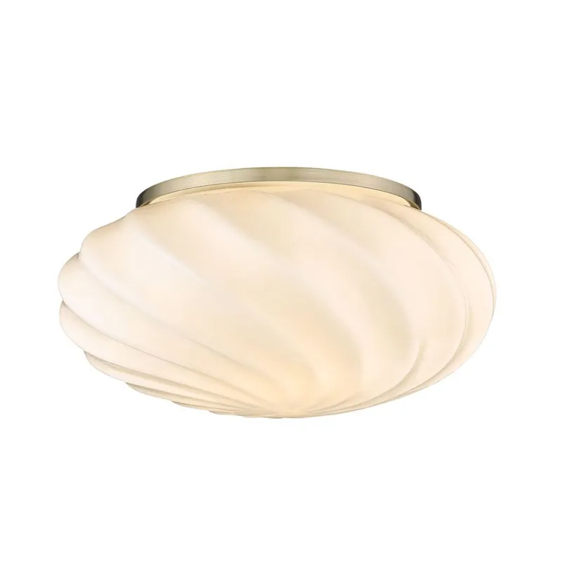 Twist applique/plafonnier Opal 1xG9 laiton antique