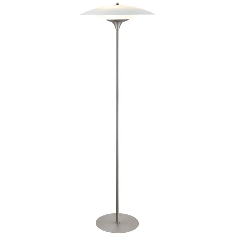 BARONI lampadaire diam.46 opal-alu