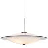 Orbit suspension diam.40cm verre opal, noir metal 3XG9