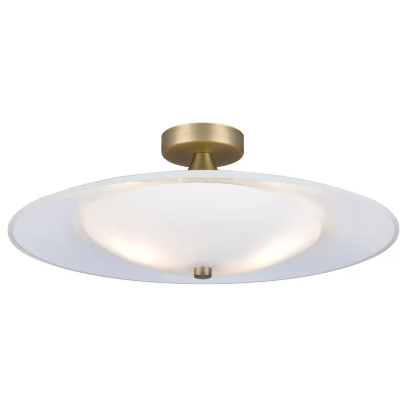 Baroni plafonnier diam.46 Opal - antique