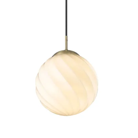 Twist suspension diam.25cm E27 Ball laiton antique