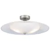 Baroni plafonnier diam.46 Opal - Aluminium