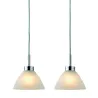 ARC  suspension-set 2L  verre opal/chrome
