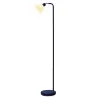 CARPENTER lampadaire  diam.15  E14, verre opal/noir