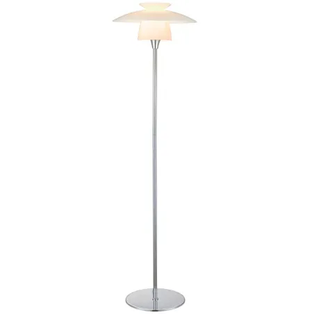 SCANDINAVIA lampadaire diam.40 opal/chrome