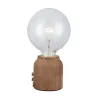 BASE ONE lampe à poser bois foncé
