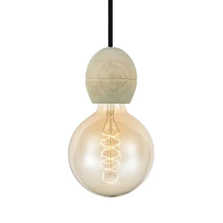 LIGHT suspension E27 bois clair