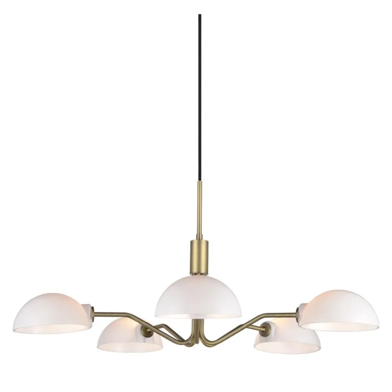 Kjdiam.benhavn lustre, antique 5 X G9