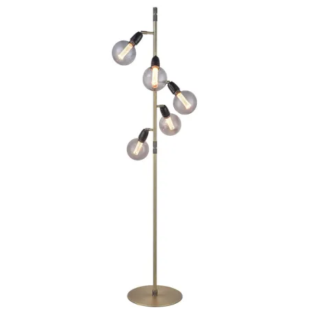 Compass lampadaire, laiton antique