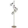 Compass lampadaire, laiton antique
