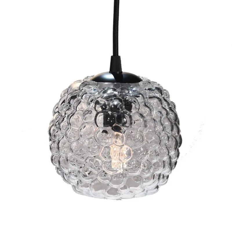 Grape suspension transparent E27 diam.15cm