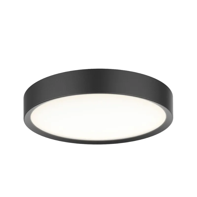 LED plafonnier "UNIVERSAL" 3 step Ø28 12W IP44, noir