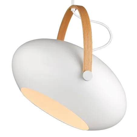 D.C  suspension Ø40 E27,  blanc / chêne