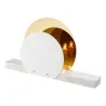 Marble Eclipse, blanc lampe à poser