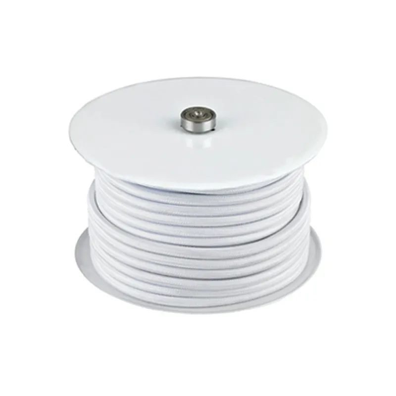 CABLE-ROLL Textile blanc 25M