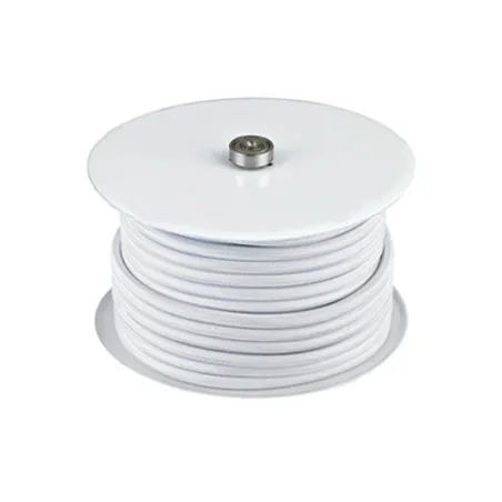 CABLE-ROLL Textile blanc 25M