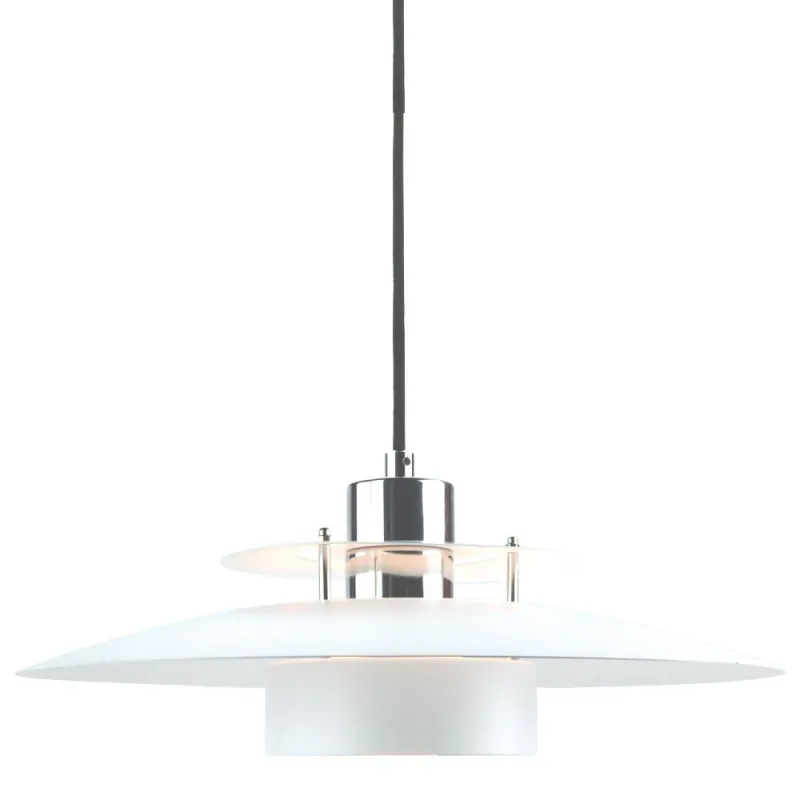 SØRUP suspension Ø40 blanc/chrome