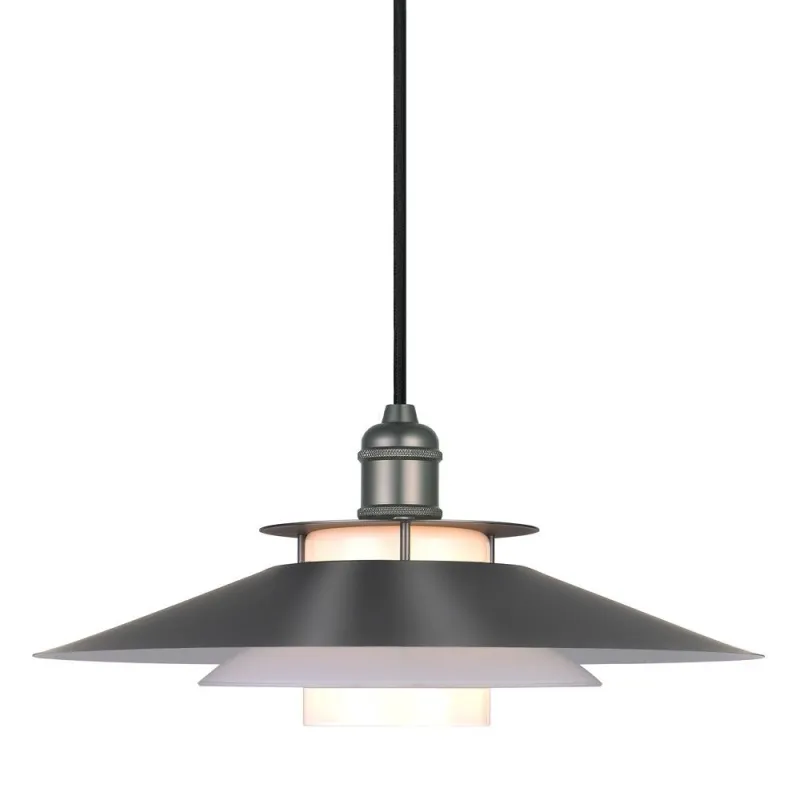 1123 suspension Large diam.40 Gun-noir/Opal