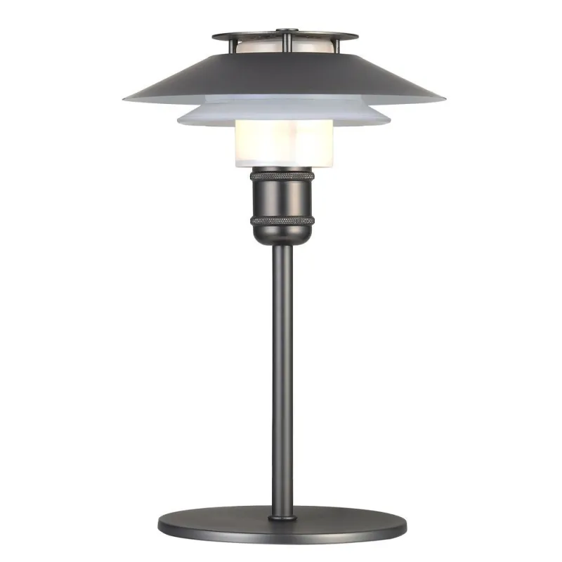 1123 lampe à poser diam.18 G9,  Gun-noir